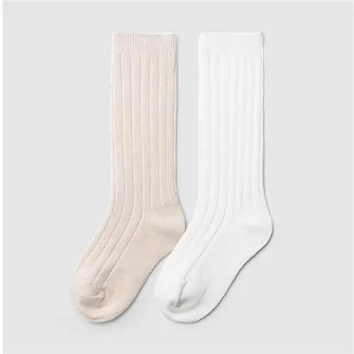 goumikids 2pk Organic Cotton Knee High High Socks (Neutral)