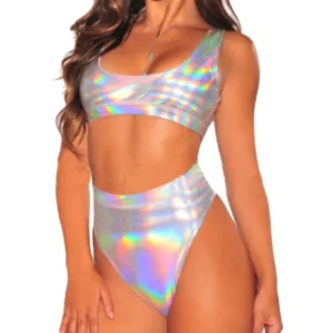 Holographic Two Piece Set