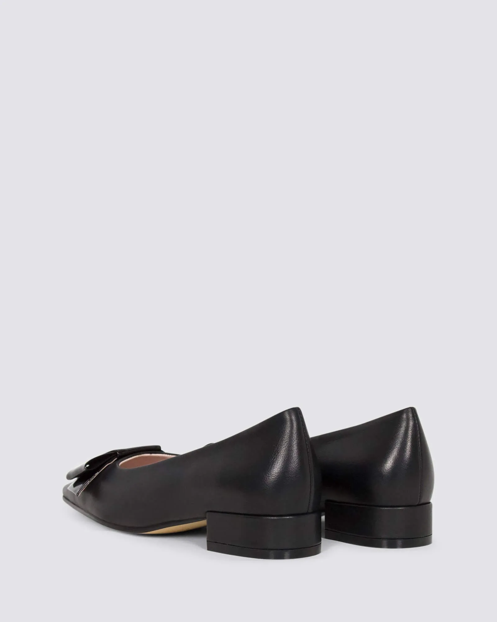 ICING FLATS BLACK LEATHER