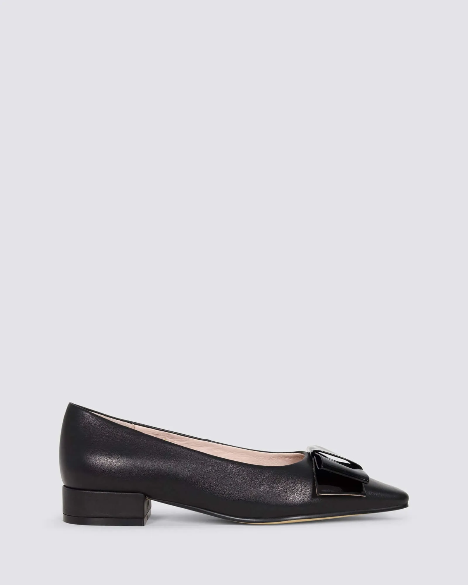 ICING FLATS BLACK LEATHER