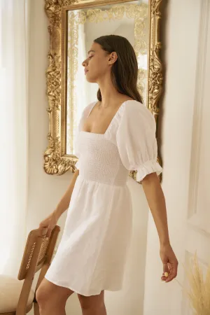 Joni Dress in Coconut Linen Joni Dress in Coconut Linen