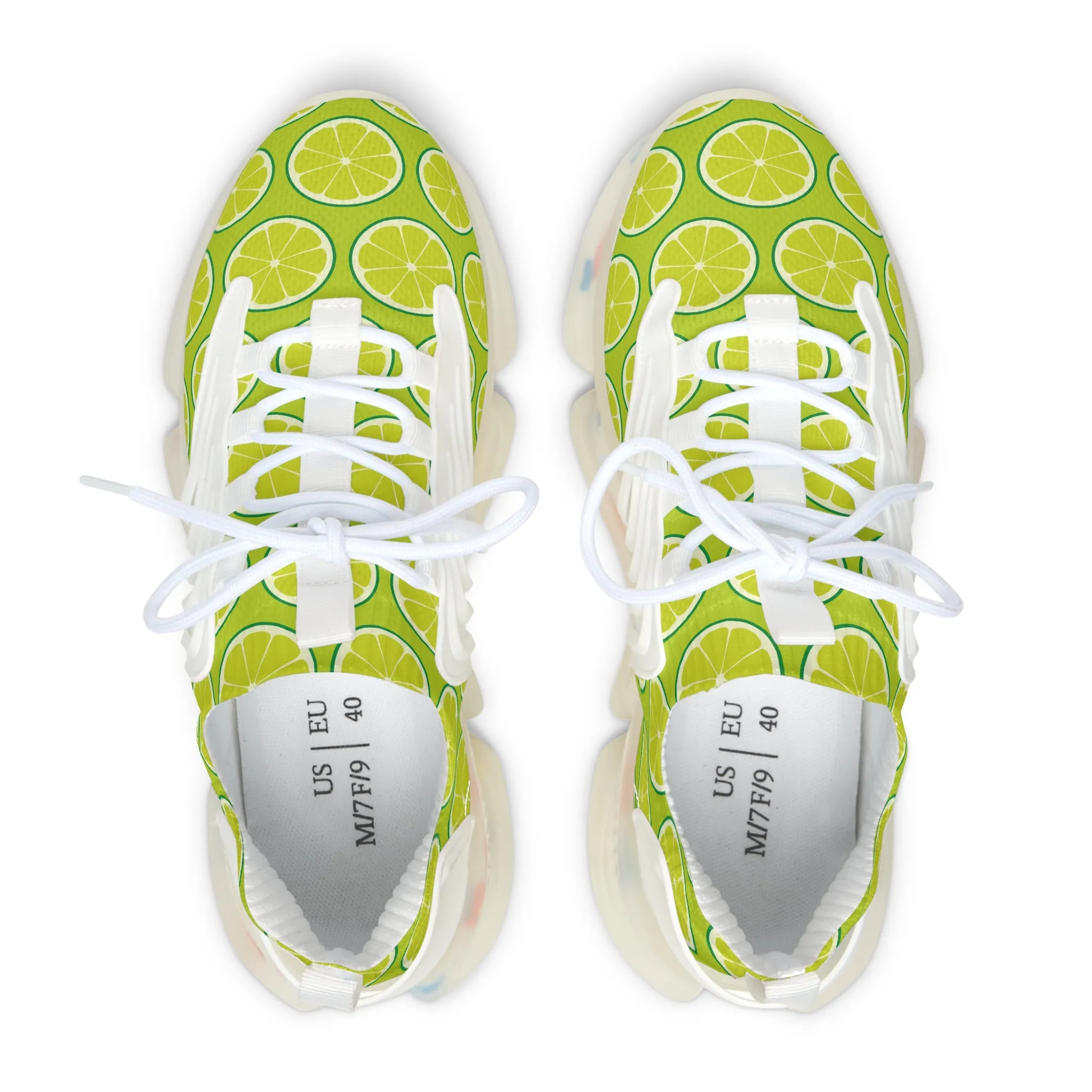 Lemonade Lime Women's Mesh Sneakers