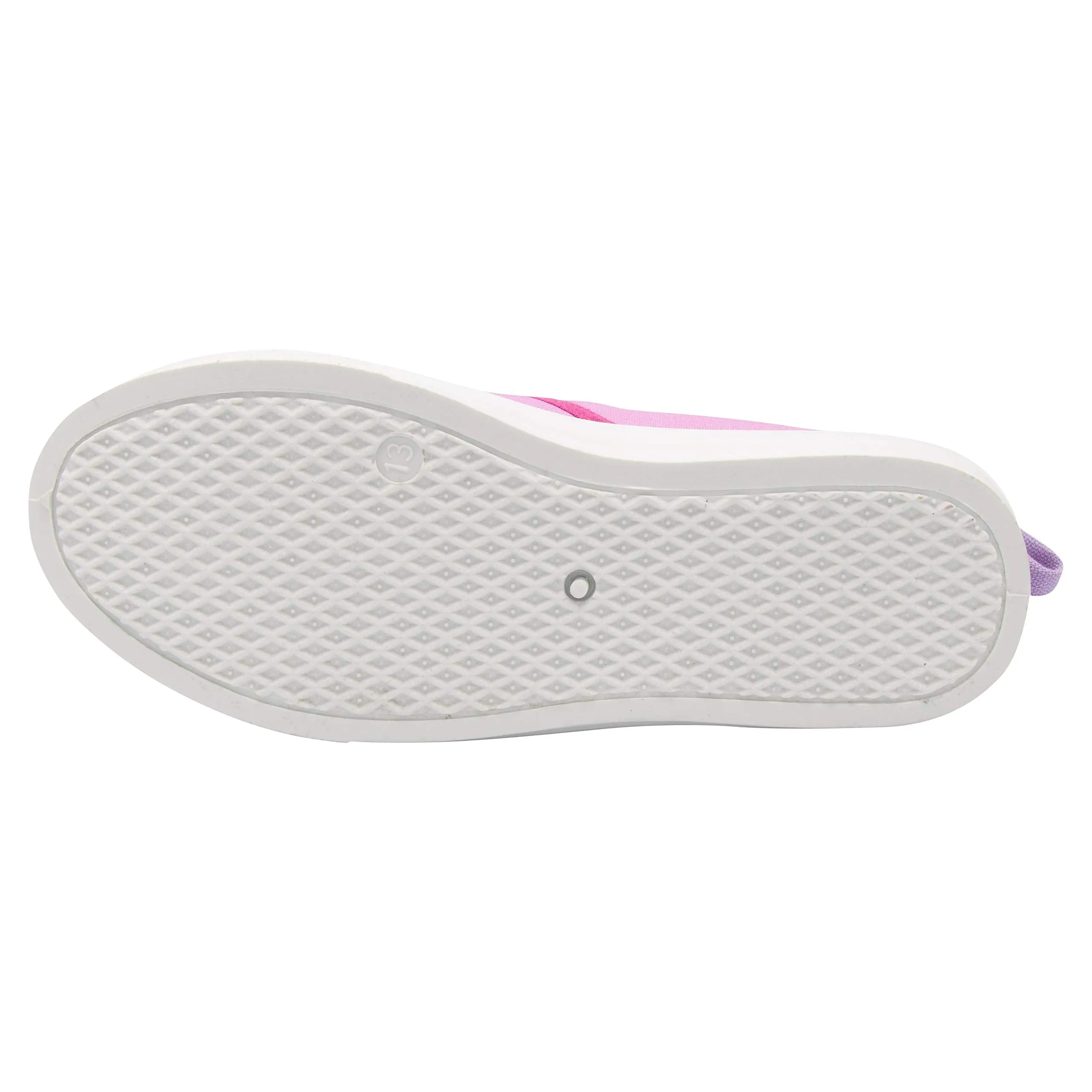 L.O.L. Surprise! Girls Slip-On Canvas Sneaker; Pink Size 13