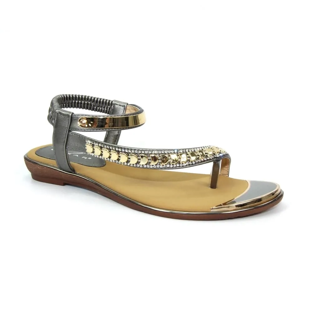 Lunar Shoes Asia Toe Loop Gemstone Sandal