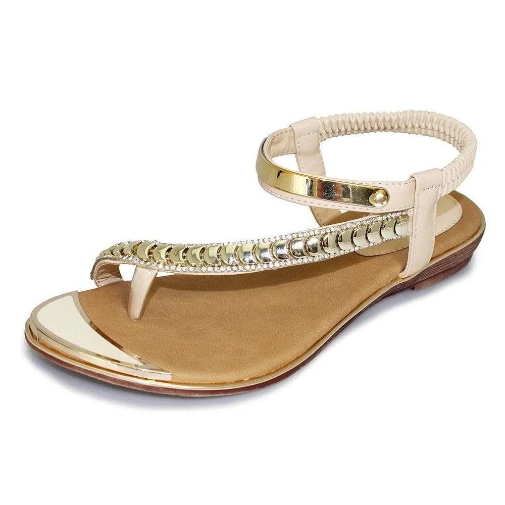 Lunar Shoes Asia Toe Loop Gemstone Sandal