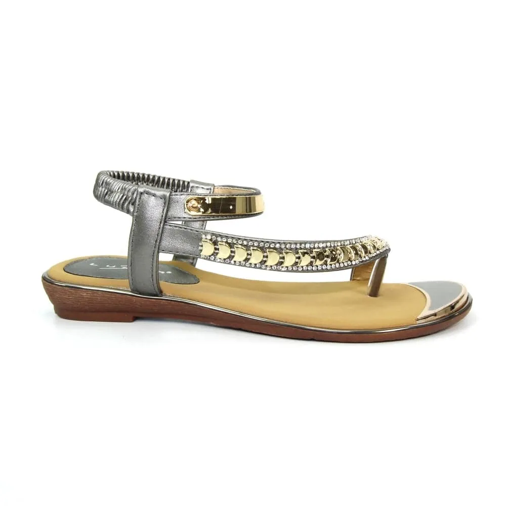 Lunar Shoes Asia Toe Loop Gemstone Sandal