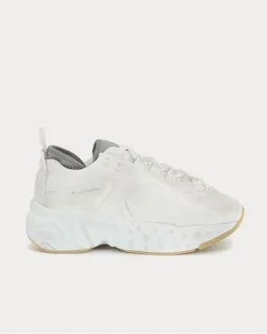 Manhattan Tumbled White Low Top Sneakers