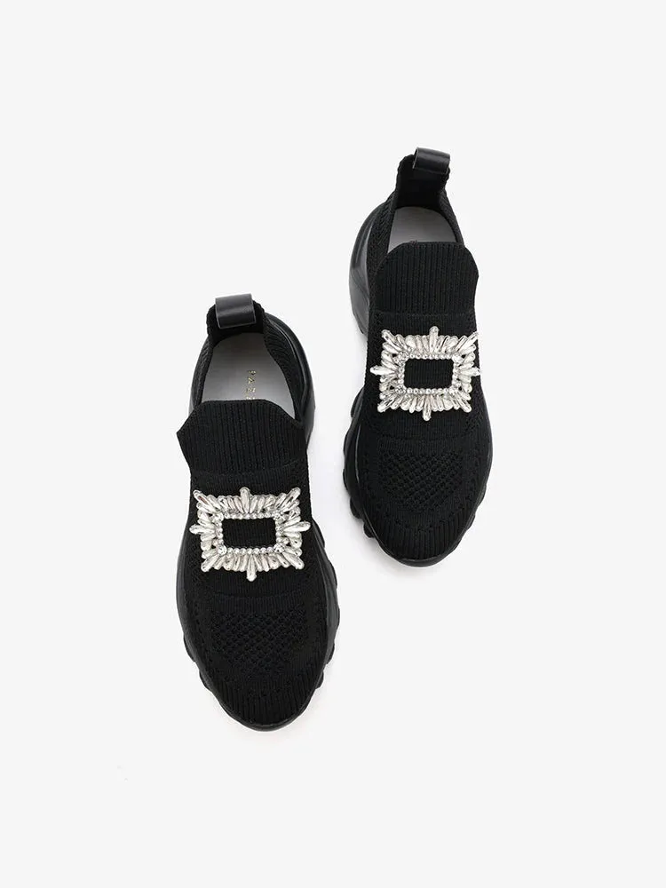 Marie Crystal Embellished Flyknit Sneakers