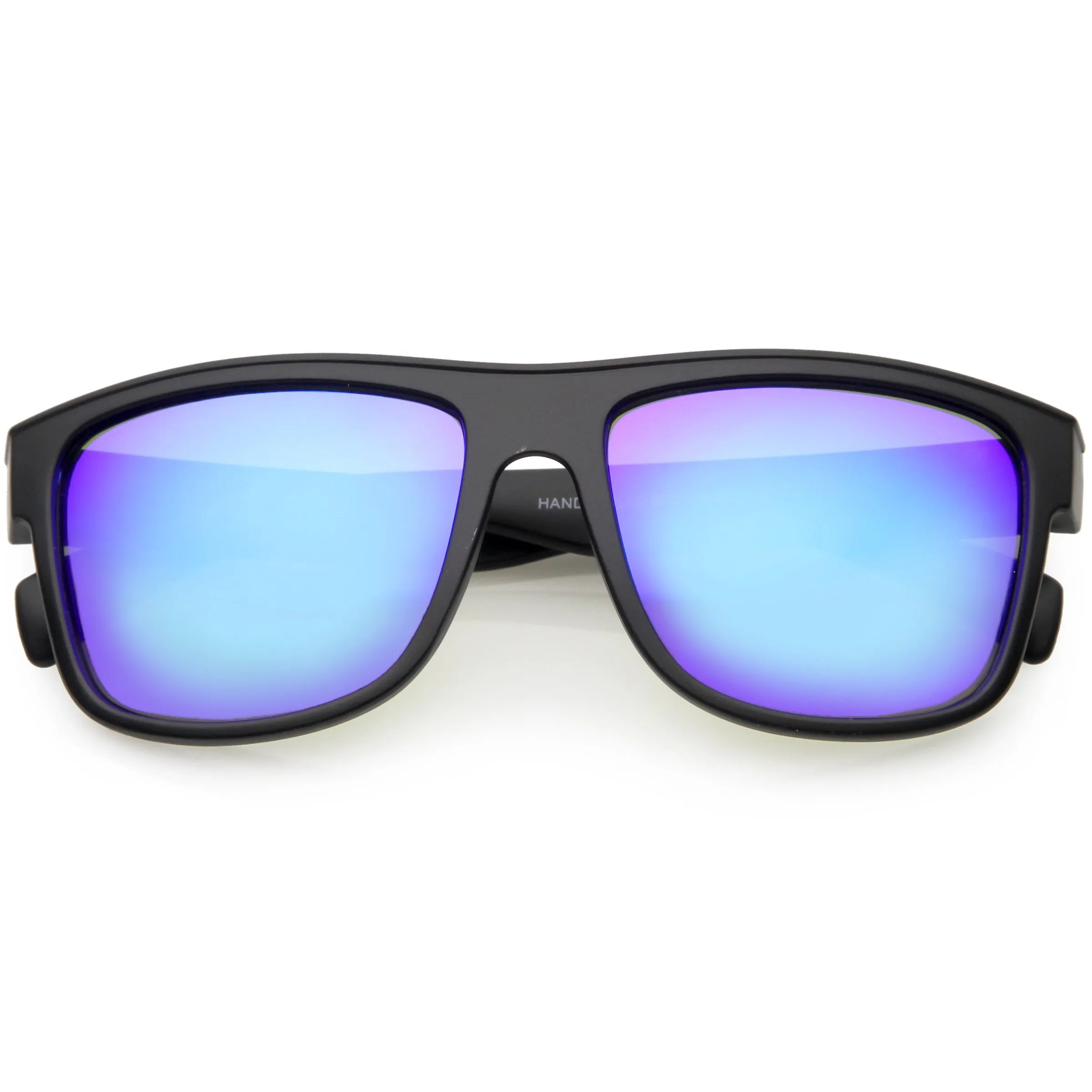 Men's Flat Top Action Sports Square Aviator Sunglasses C786