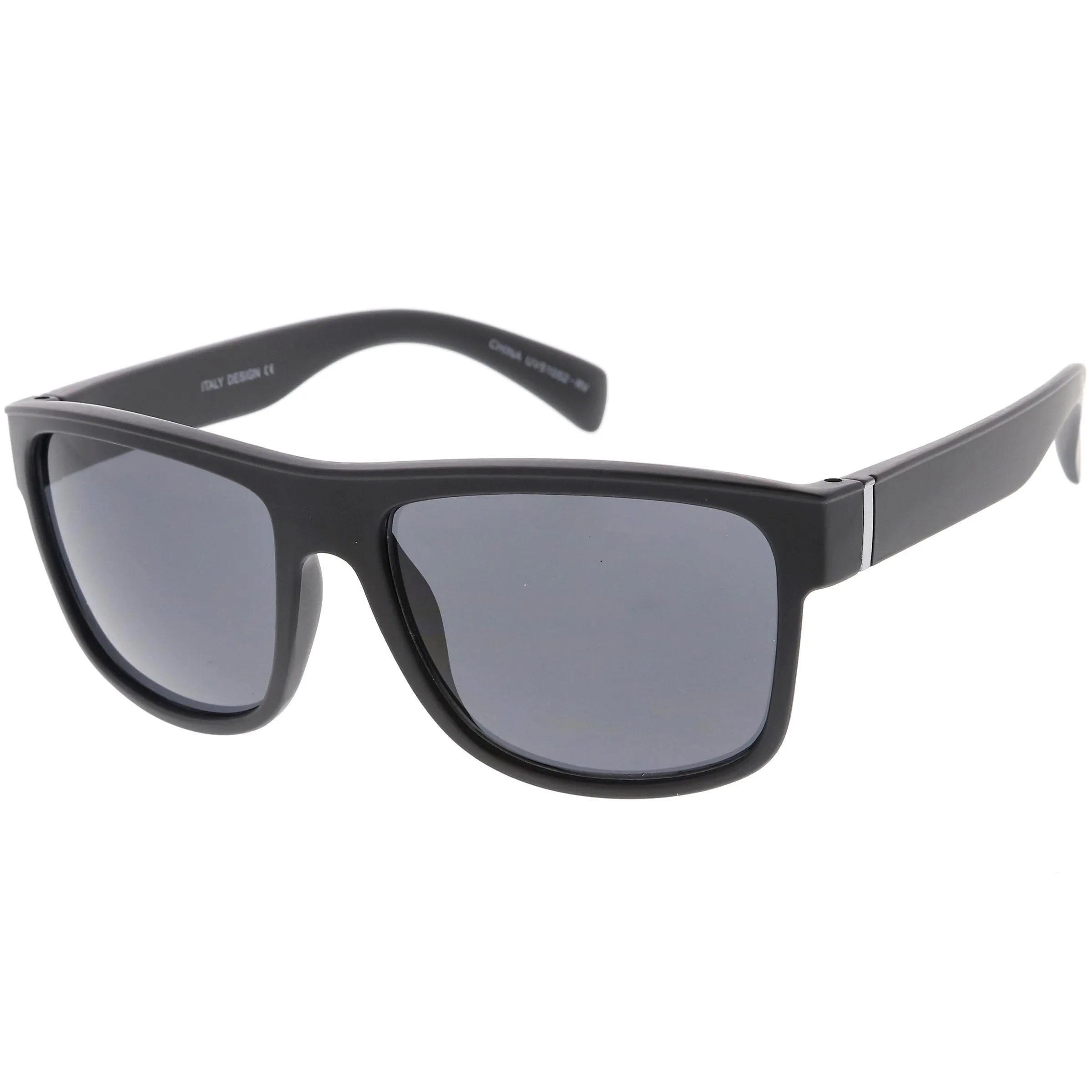 Men's Flat Top Action Sports Square Aviator Sunglasses C786