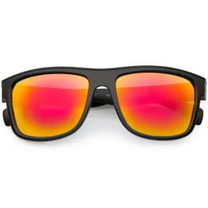 Men's Flat Top Action Sports Square Aviator Sunglasses C786