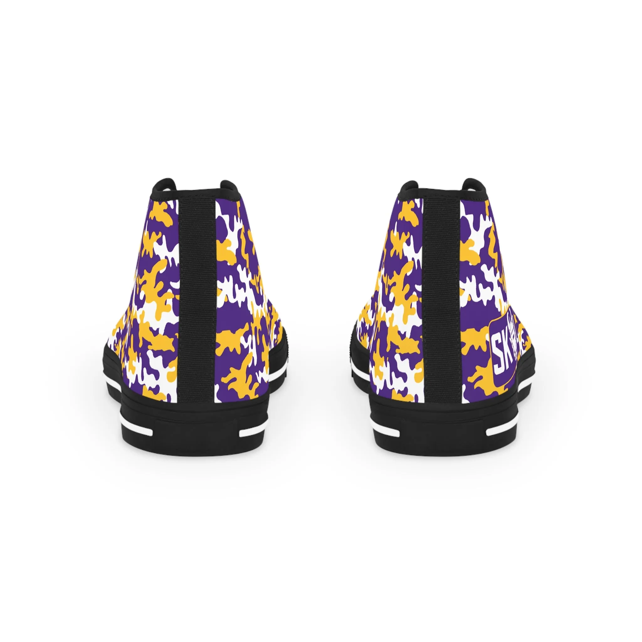 Men's High Top Sneakers - Camo