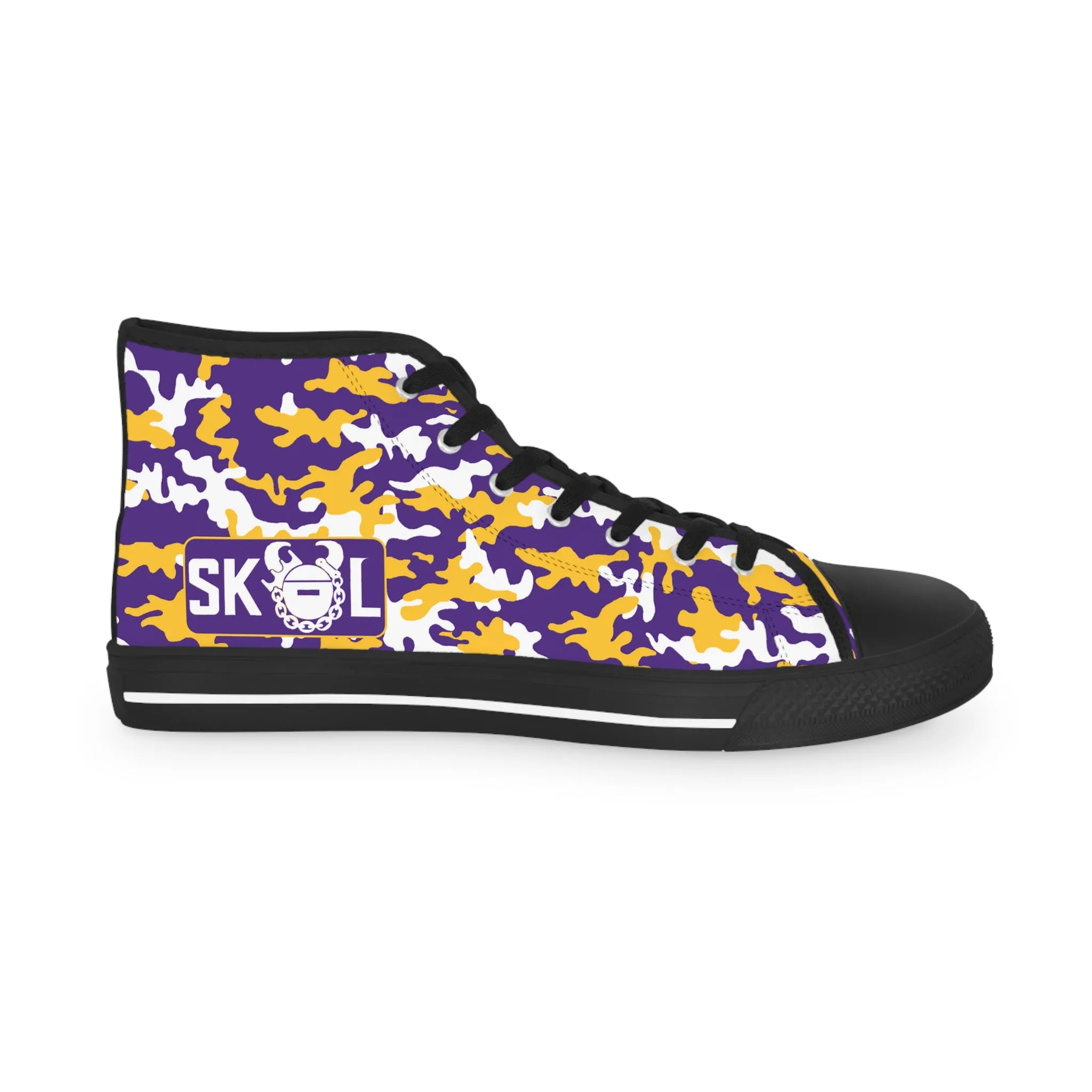 Men's High Top Sneakers - Camo