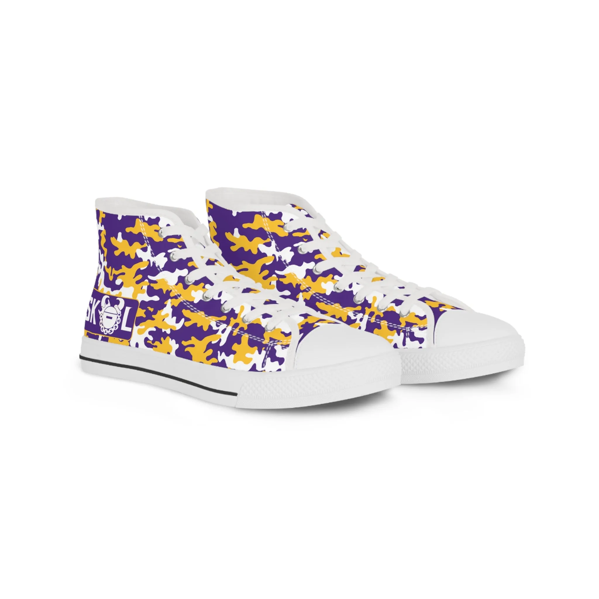 Men's High Top Sneakers - Camo
