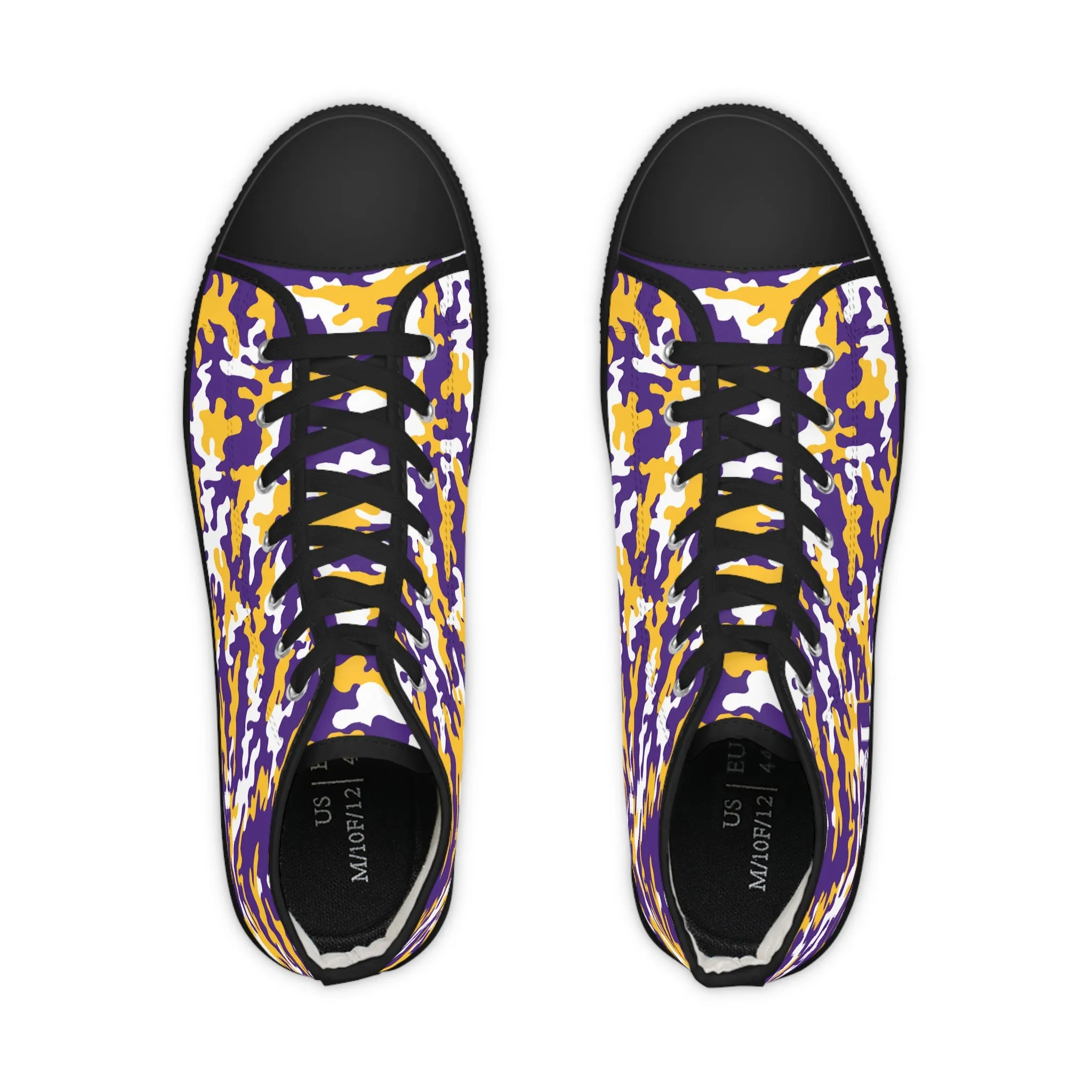 Men's High Top Sneakers - Camo