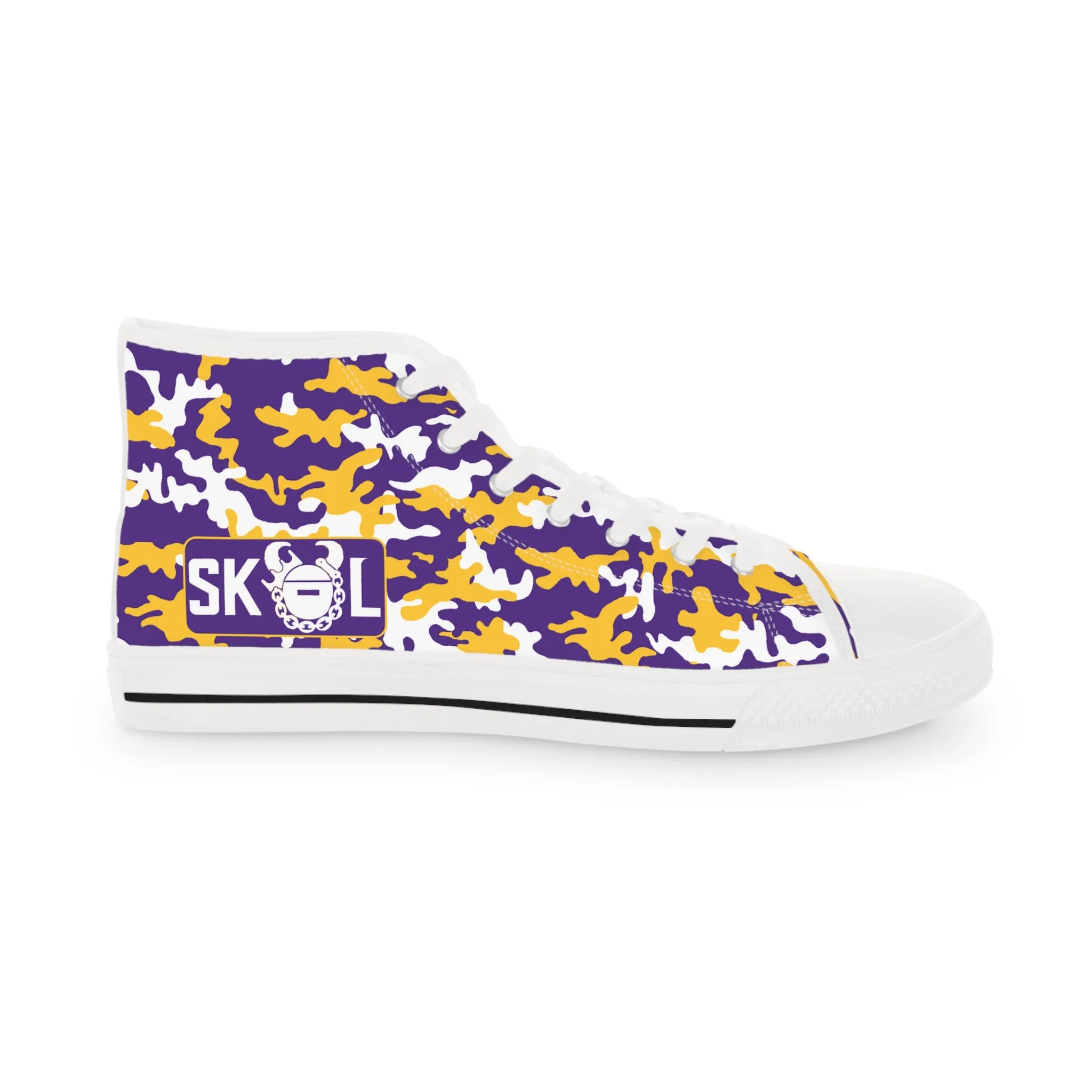 Men's High Top Sneakers - Camo