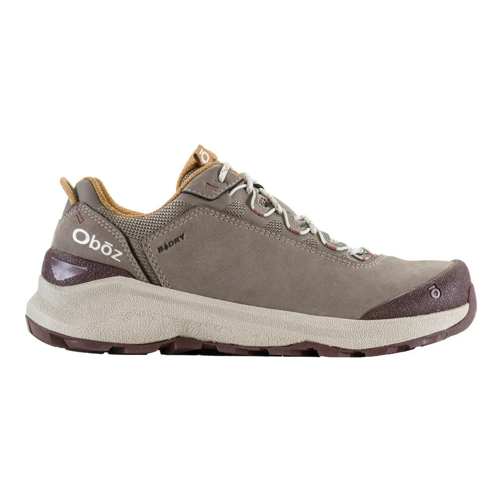 Men's Oboz Cottonwood Low Waterproof Color: Rockfall