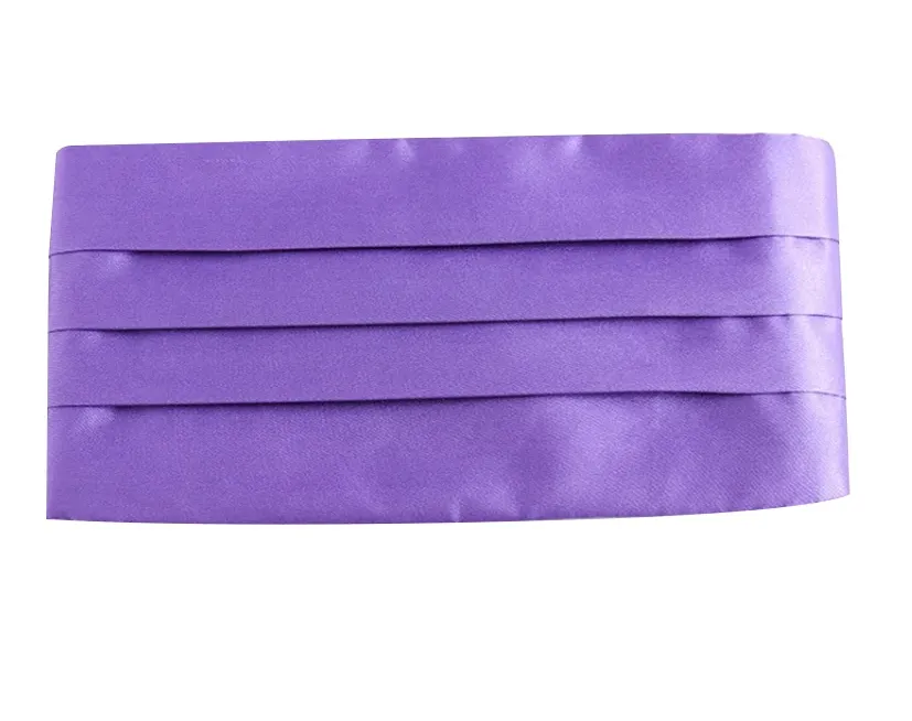 Mens Purple Adjustable Cummerbund