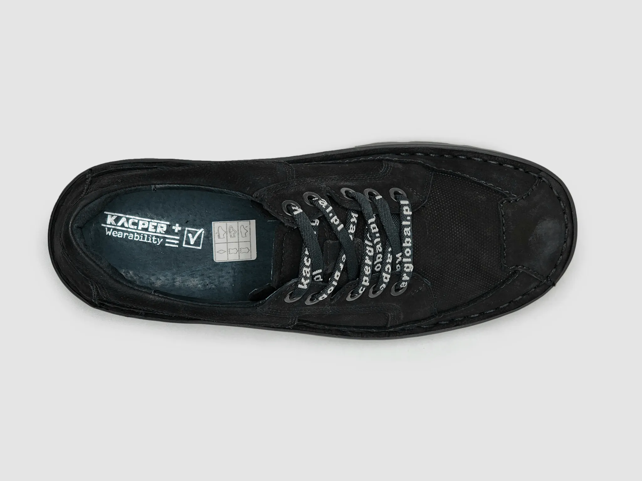 Men's Terrain Leather Shoes - Black