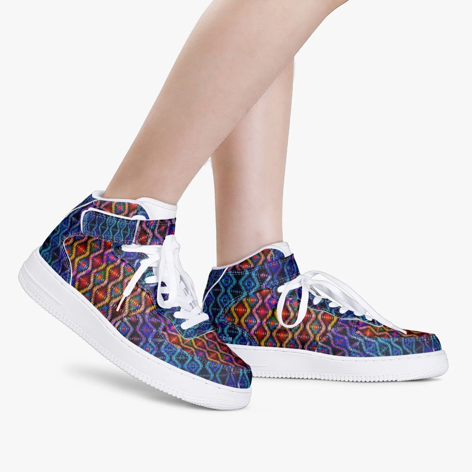 Navajo Sunset High-Top Sneakers