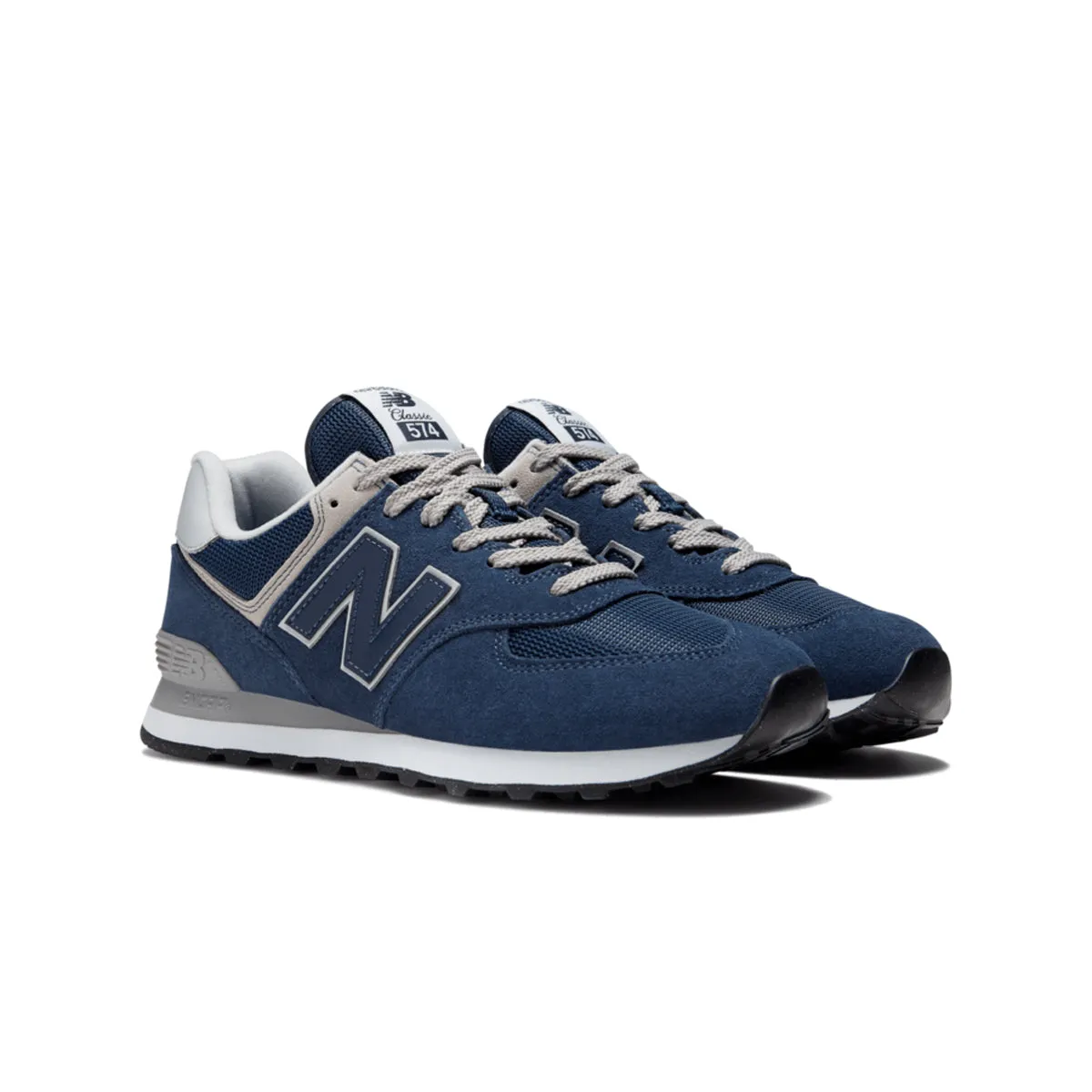New Balance Mens 574 Core Casual Sneakers ML574EVN Navy/White