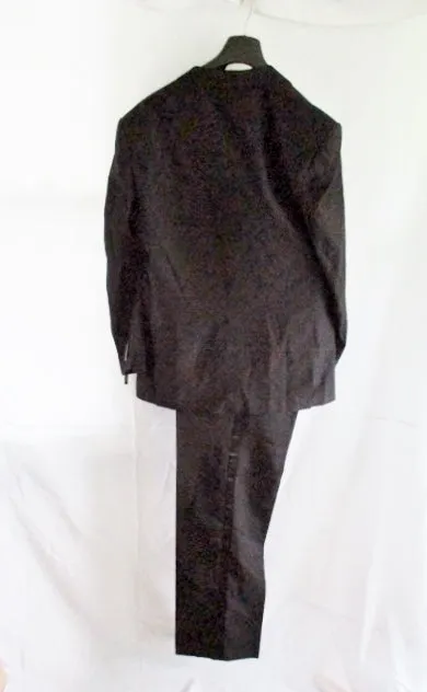 NEW HOUSE OF ST. BENETS Tuxedo Sport Jacket Blazer Suit Pant 44L 38W BLACK Formal Wedding
