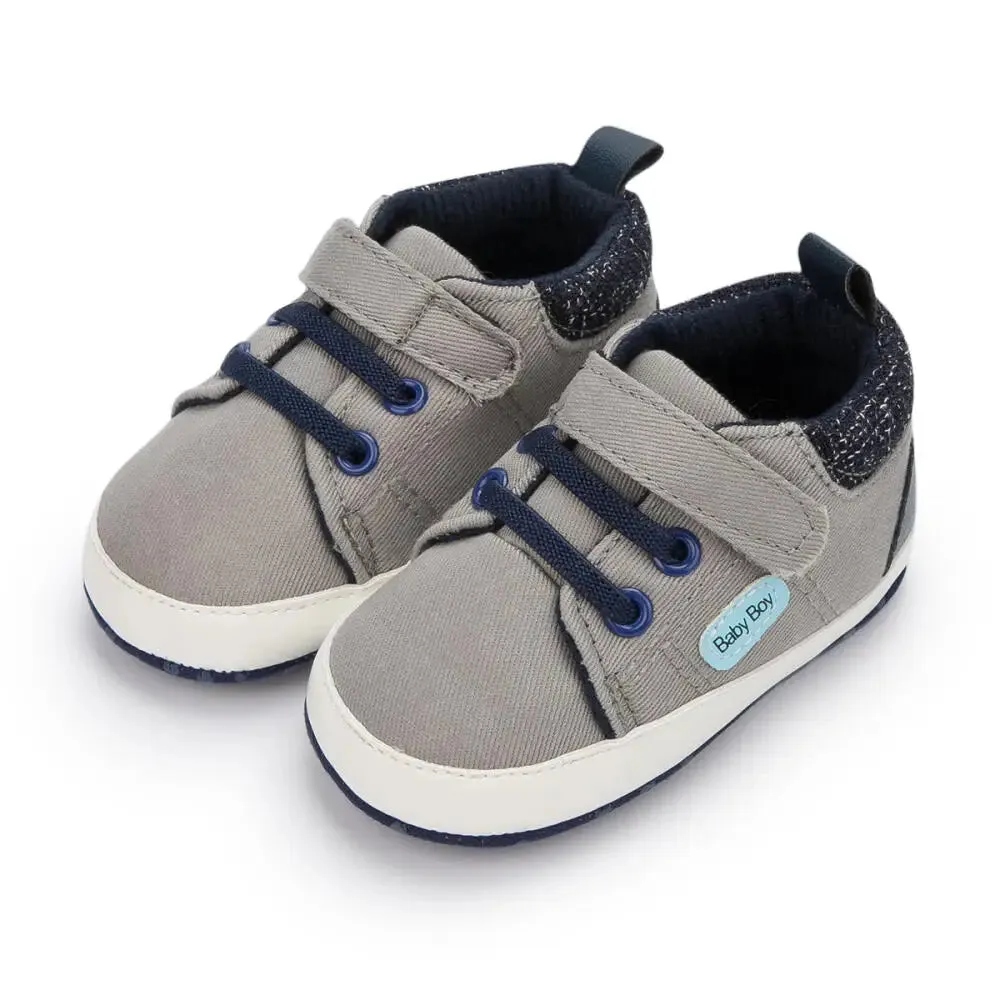 Newborn New Classic Baby Solid Color Canvas Shoes Casual Shoes