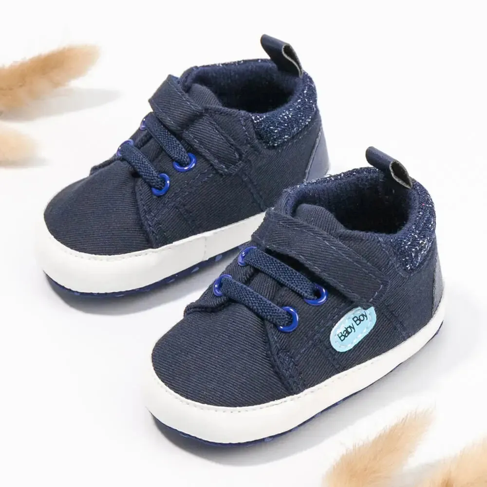 Newborn New Classic Baby Solid Color Canvas Shoes Casual Shoes