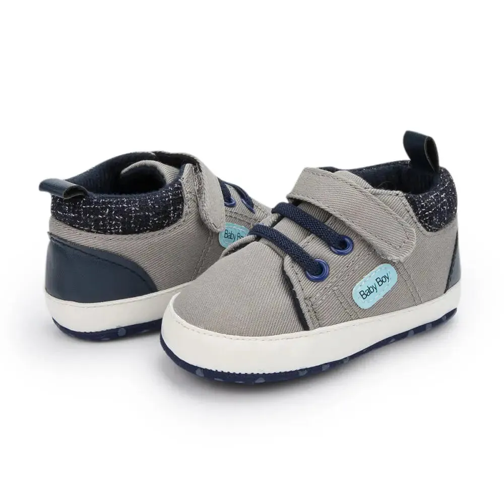 Newborn New Classic Baby Solid Color Canvas Shoes Casual Shoes