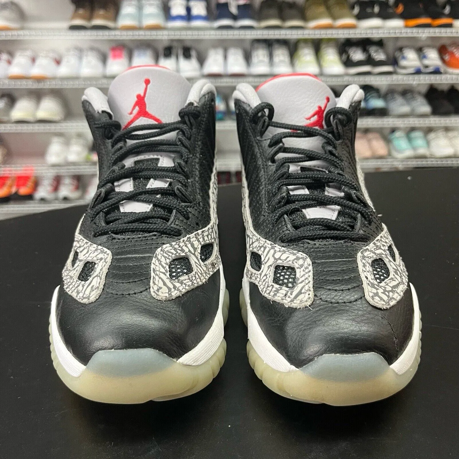 Nike Air Jordan 11 Retro Low IE Black Cement Size 8 919712-006