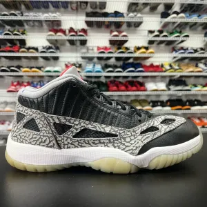 Nike Air Jordan 11 Retro Low IE Black Cement Size 8 919712-006
