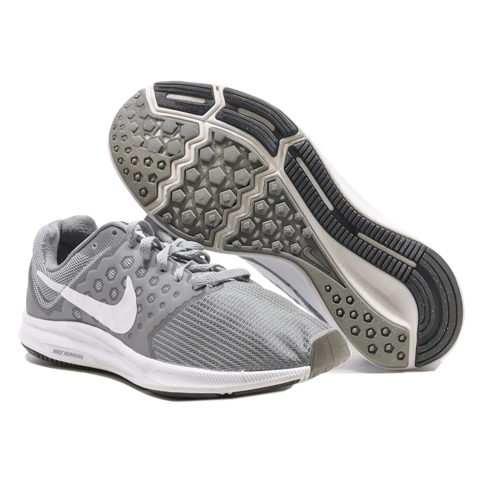 NIKE Downshifter Sneaker Trainers Grey Synthetic Womens UK 4.5