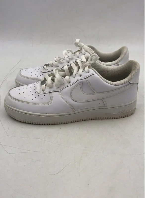 Nike Men's Air Force 1 '07 315122-111 White Athletic Shoes - Size 10