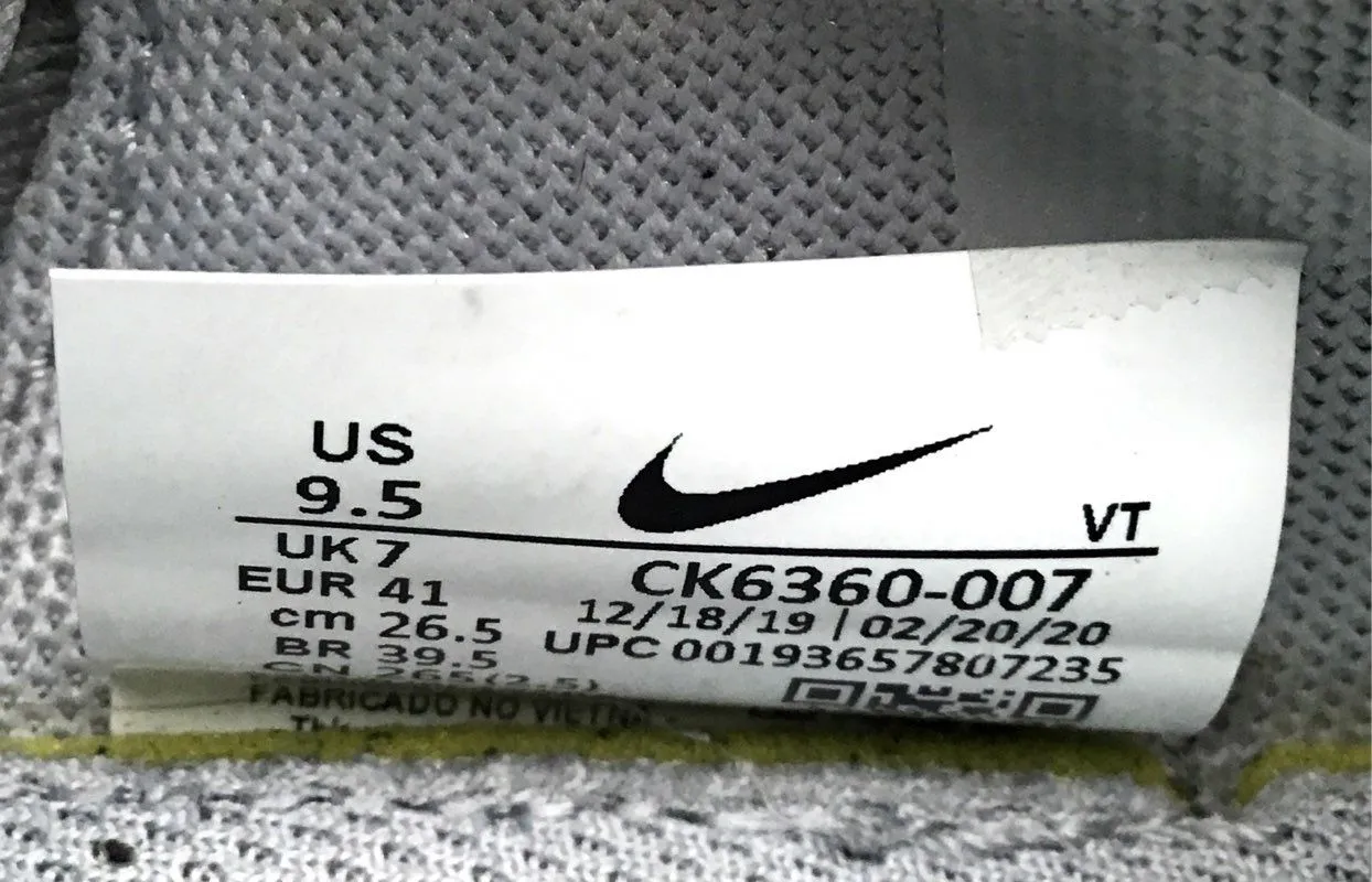 Nike Women's Renew Run CK6360-007 Gray Athletic Shoes - Size 9.5