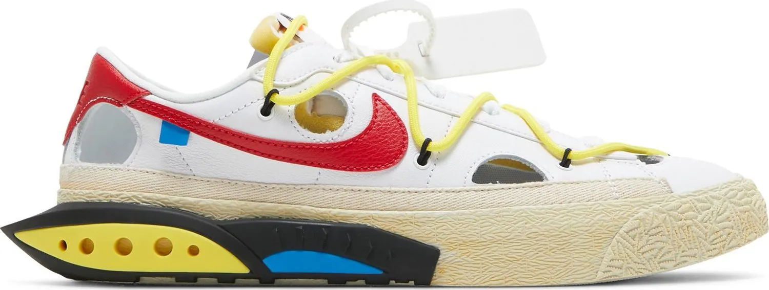 Off-White x Nike Blazer Low 'White University Red' (Size UK8/US9)