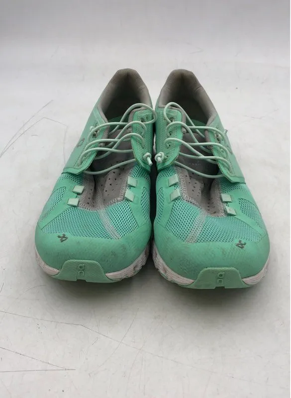 On Cloud Women's Green Athletic Shoes - Size 8