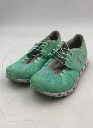 On Cloud Women's Green Athletic Shoes - Size 8
