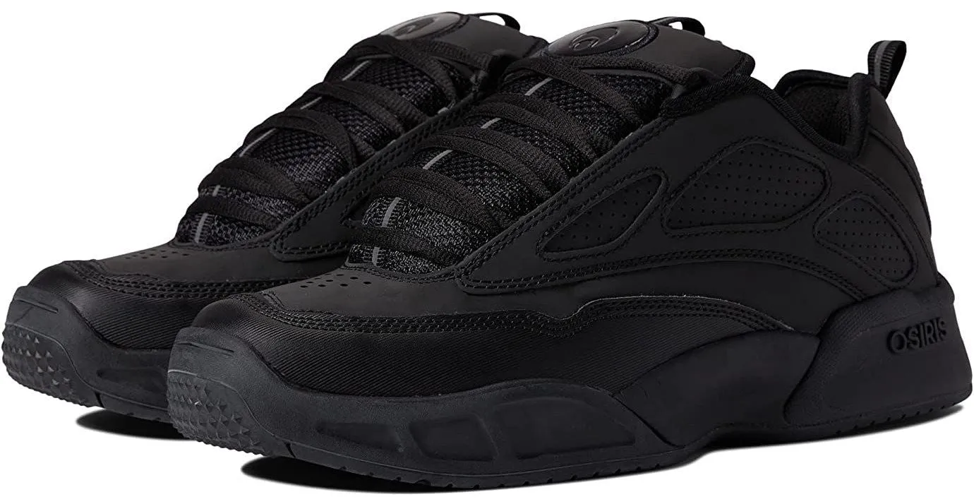Osiris Graff Black Black Black Mens Skate Trainers Shoes