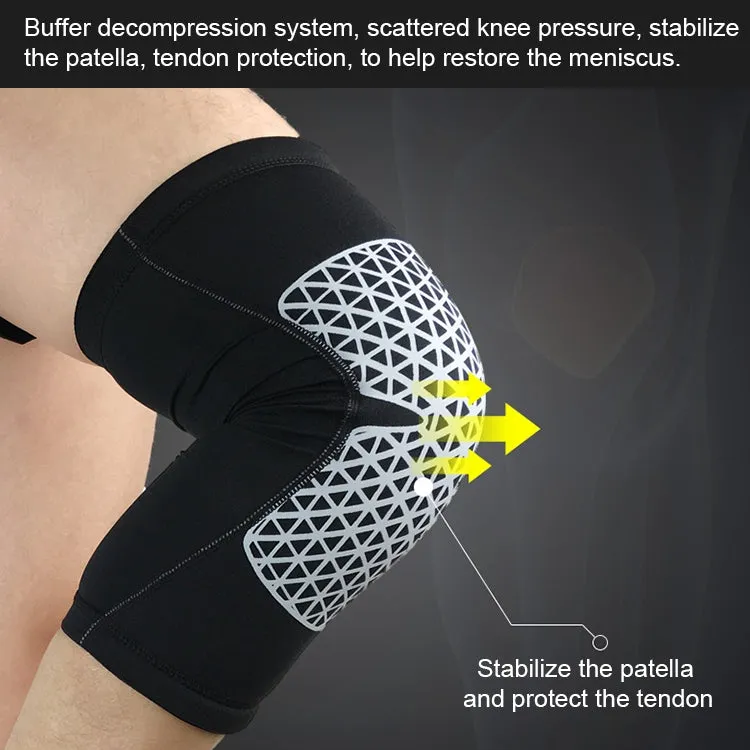 Outdoor Knee Leg Breathable Anti-collision Sports Protective Gear, Size: L(Fluorescent Green Light)