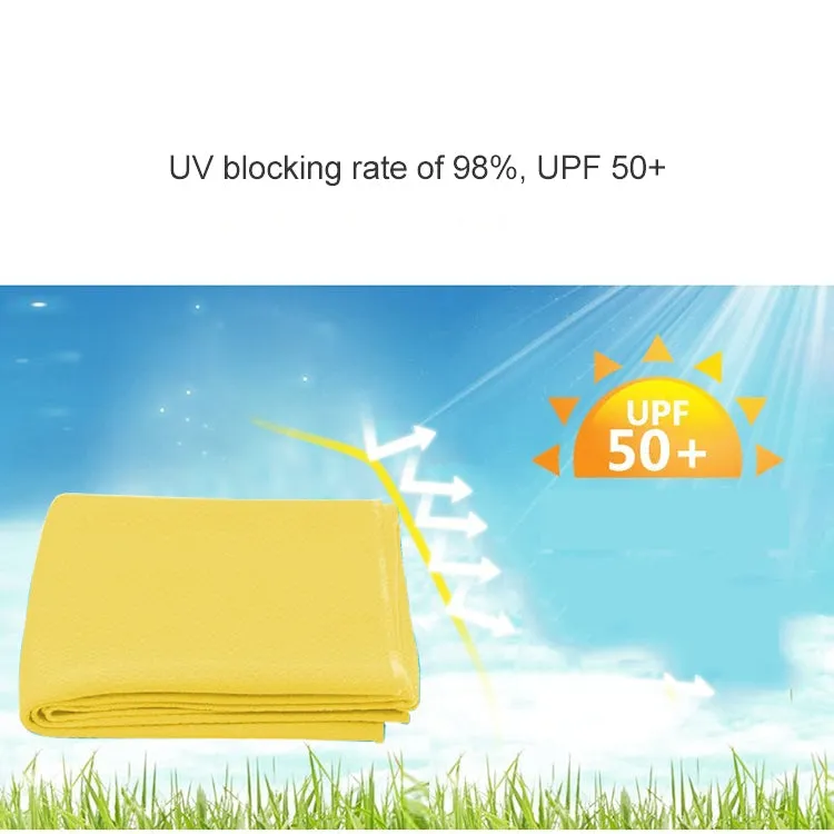 Outdoor Sports Portable Cold Feeling Prevent Heatstroke Ice Towel, Size: 30*80cm(Yellow)