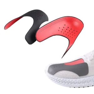 Pair of Shoe Creases Protector Anti-Wrinkle Shoe Protectors Shoe Guards Black and Red