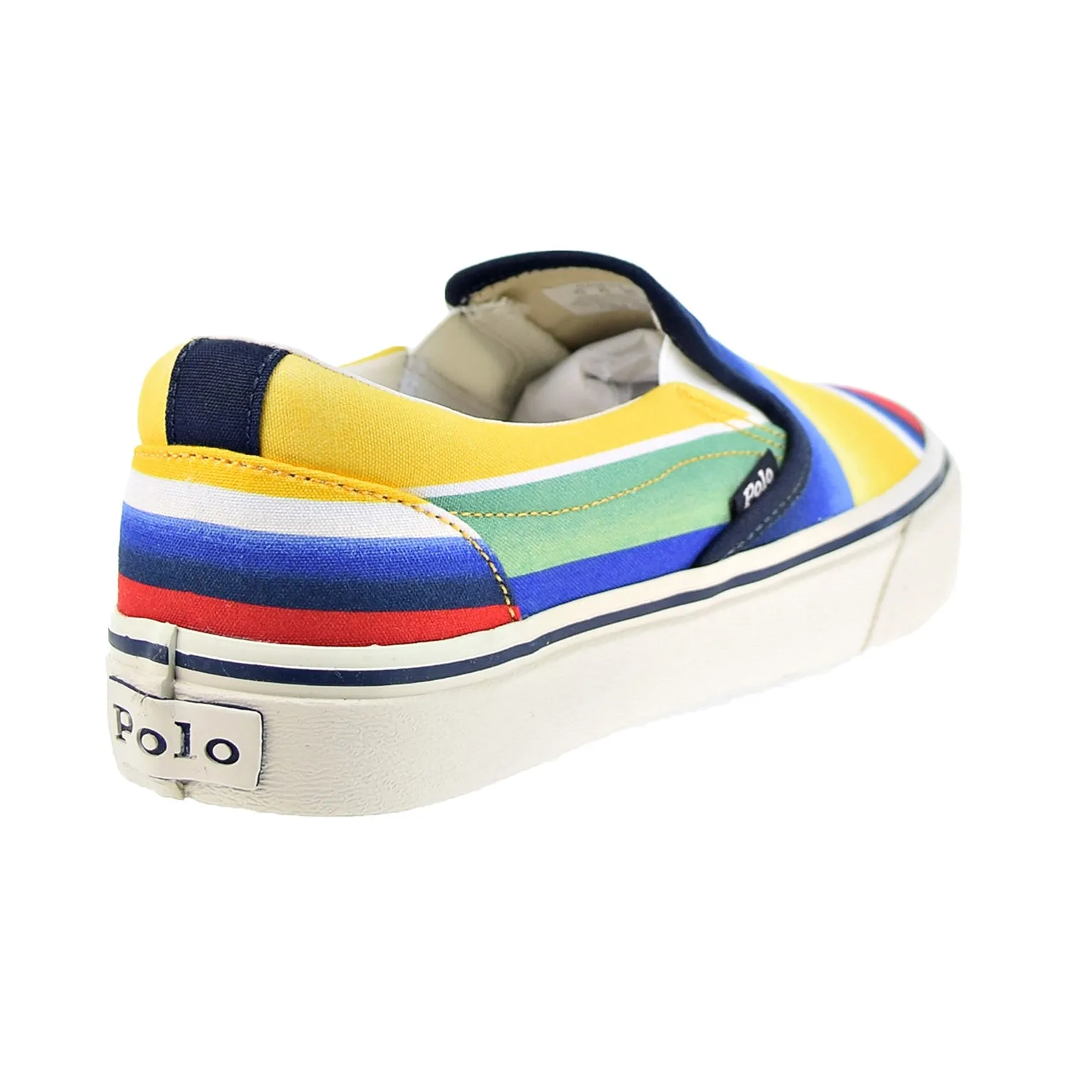 Polo Ralph Lauren Keaton Striped Slip-On Sneaker Men's Shoes Ombre Stripe
