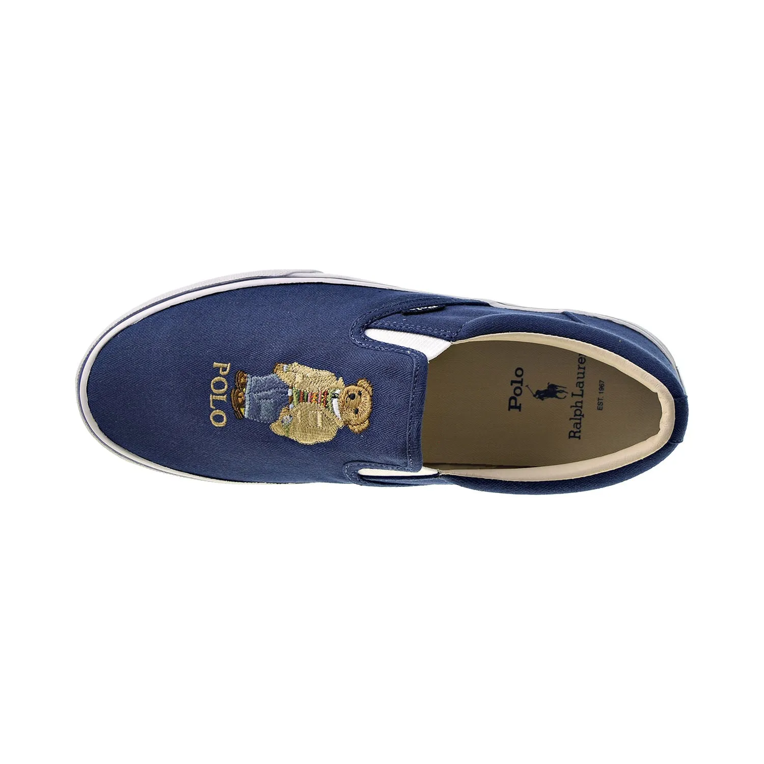 Polo Ralph Lauren Thompson SK Vlc Bear Herringbone Men's Shoes Navy