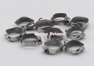 Prewelded 1st Molar Band with Single Tube, Roth, 0.018", Non-Convertible, With Cleats