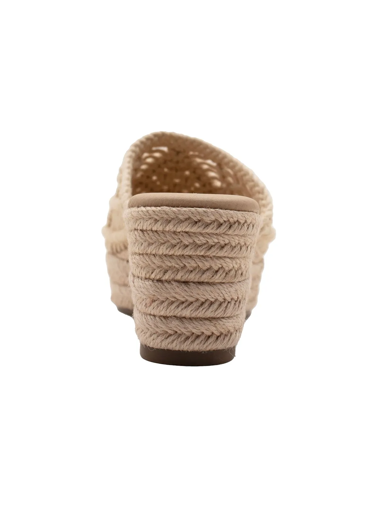 PV Footwear Eureka Macrame Slide - Natural
