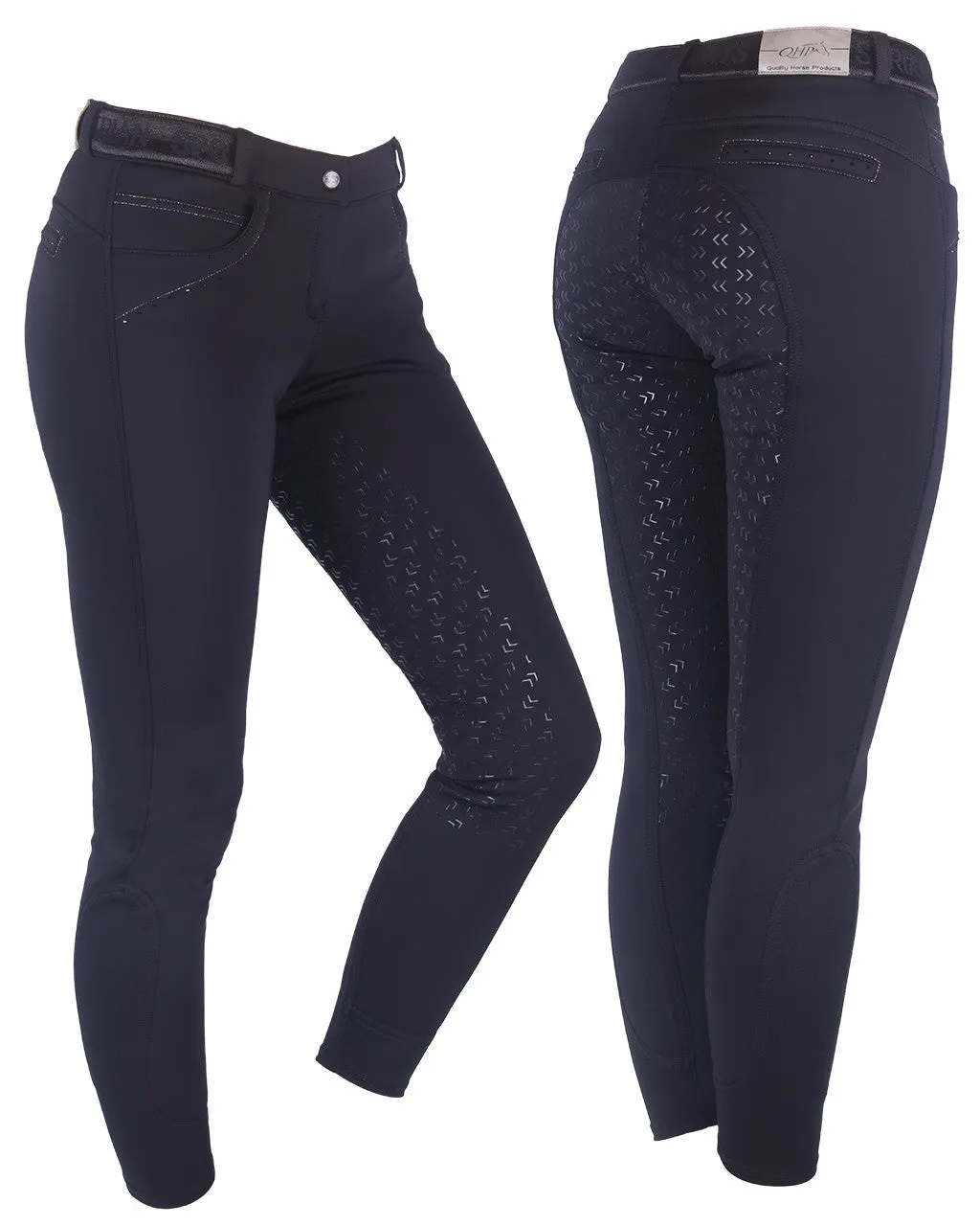 QHP Softshell Full Seat Breeches Alexa