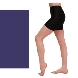SALE - SAM - NYLON LYCRA THIGH LENGTH SHORTS - DARKER NAVY