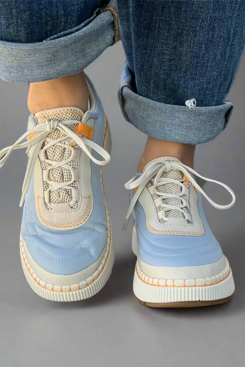 Sayah Waterproof Platform Sneaker - Fog Blue