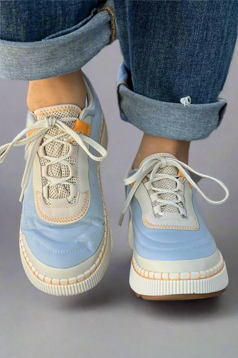 Sayah Waterproof Platform Sneaker - Fog Blue