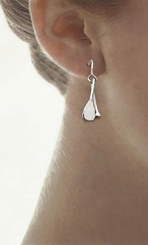 Small Looped SUP Paddle Board Dangle Earrings